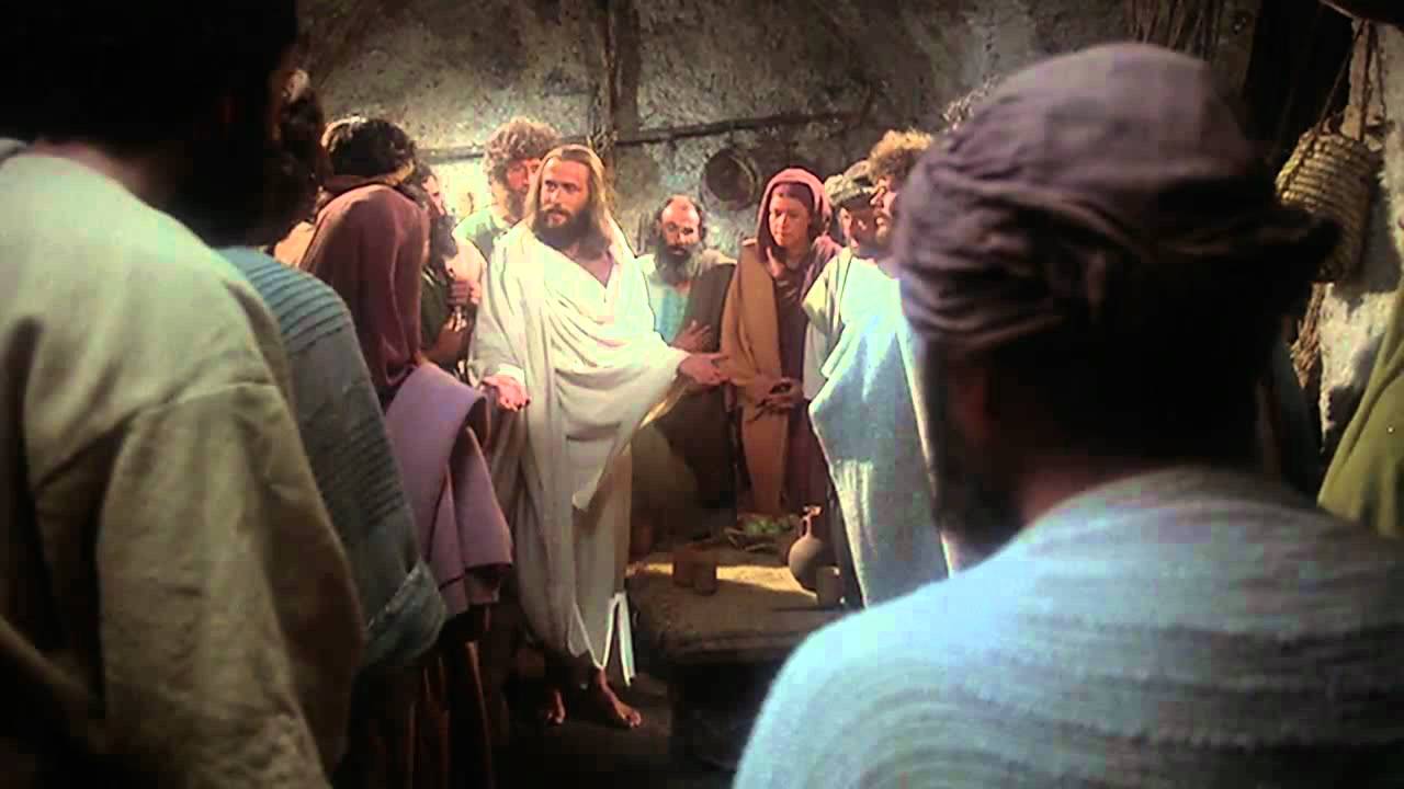Jesus appears to his disciples from Youtube.com